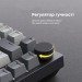 Ajazz Клавіатура Ajazz AK820 Sea Salt Switch Black USB-C (AK820-SS-BGY)