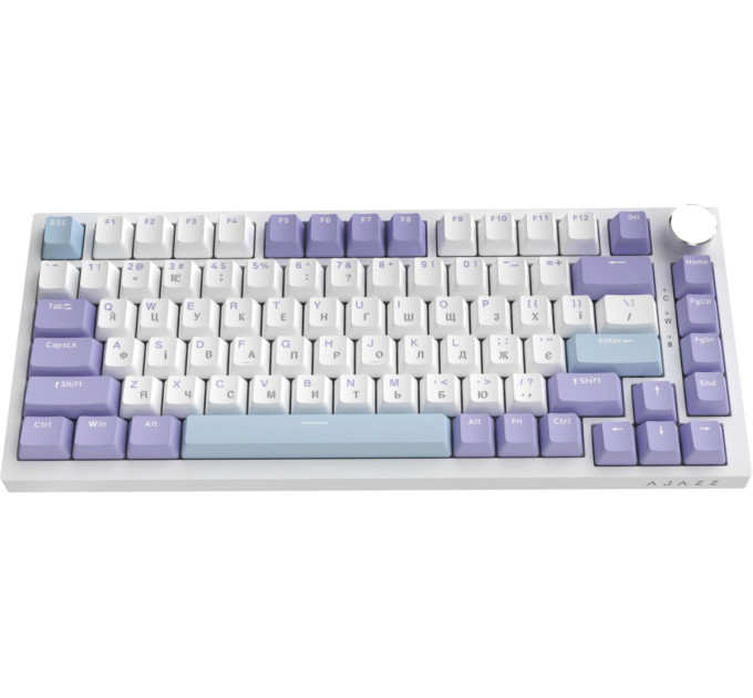 Ajazz Клавіатура Ajazz AK820 Sea Salt Switch White USB-C (AK820-SS-PWB)