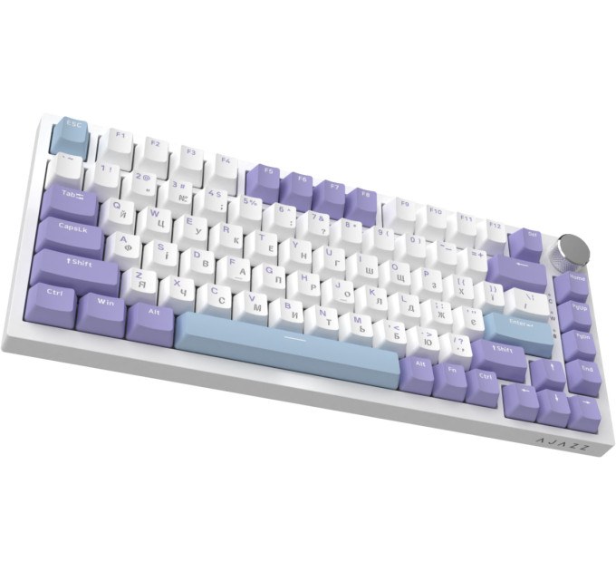 Ajazz Клавіатура Ajazz AK820 Sea Salt Switch White USB-C (AK820-SS-PWB)