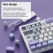 Ajazz Клавіатура Ajazz AK820 Sea Salt Switch White USB-C (AK820-SS-PWB)