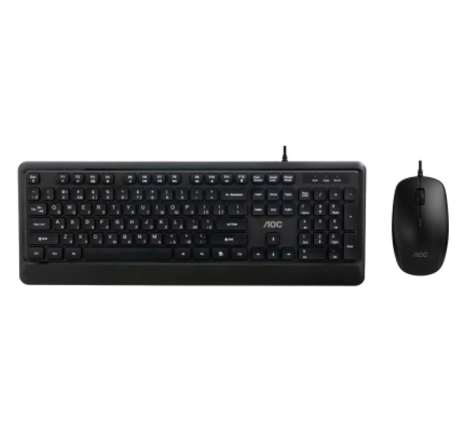 AOC Комплект AOC KM220B USB UA Black (KM220B/97)