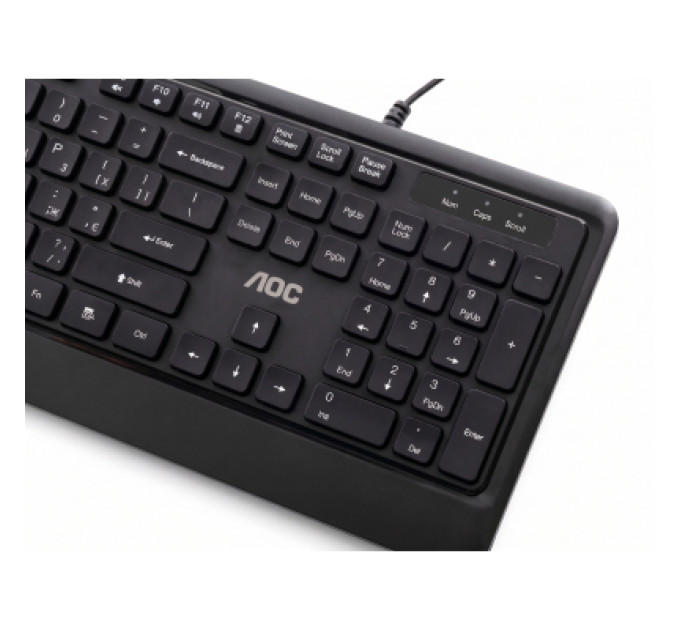 AOC Комплект AOC KM220B USB UA Black (KM220B/97)