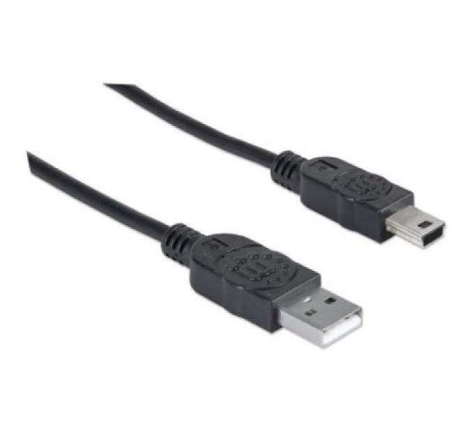 Manhattan Дата кабель USB 2.0 AM to Mini 5P 1.8m Manhattan (333375)