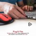 Promate Мишка Promate Contour Wireless Red (contour.red)