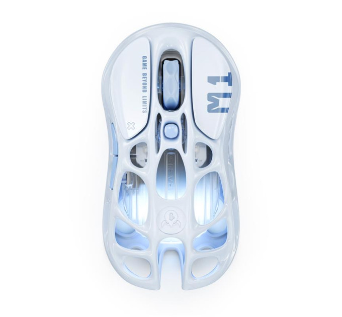 GravaStar Миша GravaStar Mercury M1 Pro, magnesium alloy body, BT/WL/USB-A, RGB, Ice Blue