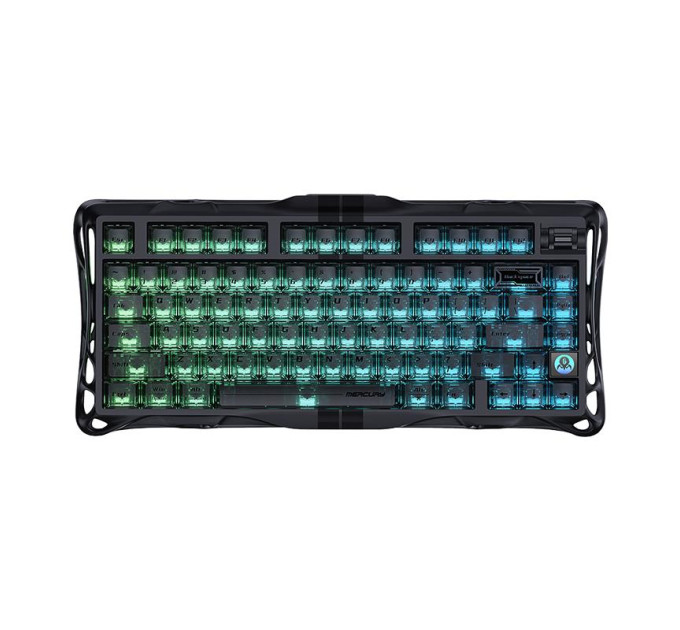 GravaStar Клавіатура магнітна GravaStar Mercury V75 80keys, Magnetic Jade Pro, 8K, USB-A, RGB, Stealth Black