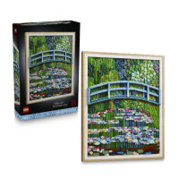 Конструктор LEGO ART «Міст над ставком із лататтям» Клода Моне