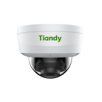 IP-камера Tiandy TC-C34KS Spec:I3/E/Y/C/SD/2.8mm/V4.2, 4MP, Starlight Dome, 2.8mm, f/1.6, IR30m, PoE, IP66, IK10