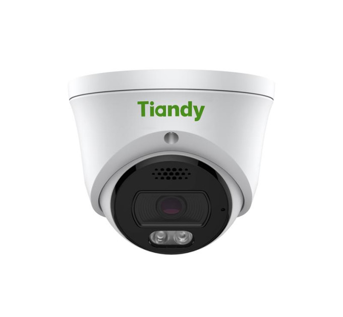 Tiandy IP-камера Tiandy TC-C38XQ Spec:I3W/E/Y/2.8mm/V4.2, 8MP, EW, Color Maker Turret, 2.8mm, f/1.6, LED15m, IR30m, DC12V, PoE, IP66, Speaker