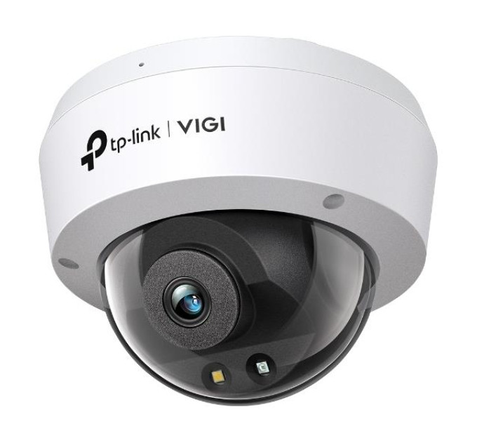 TP-LINK CCTV IP-Камера TP-LINK VIGI C230-2.8, PoE, 3Мп, 2,8 мм, H265+, IP66, Turret, кольорове нічне бачення, внутрішня