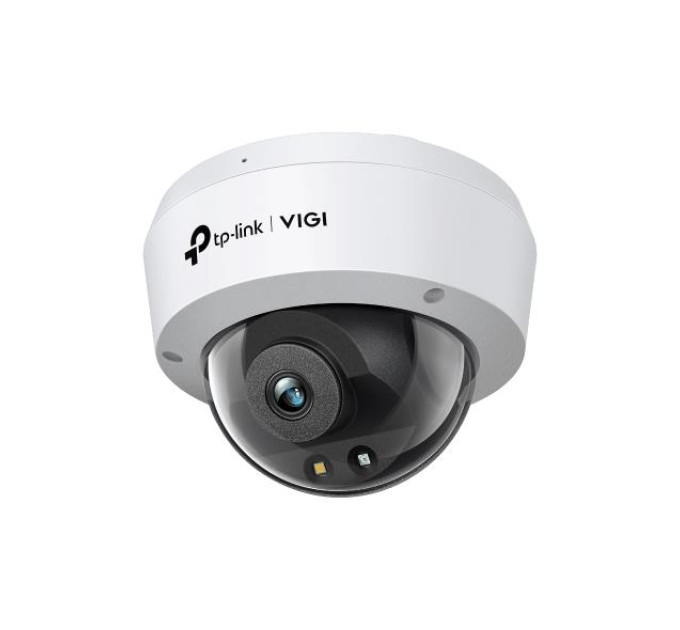 TP-LINK CCTV IP-Камера TP-LINK VIGI C250-4, PoE, 5Мп, 4 мм, H265+, IP66, Dome, кольорове нічне бачення, зовнішня