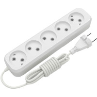 Мережевий подовжувач Electrum C-ES-1816 3.0m 5 роз, white (C-ES-1816)