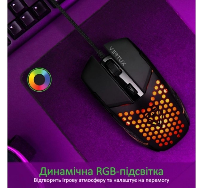 Vertux Мишка Vertux Katana USB Black (katana.black)