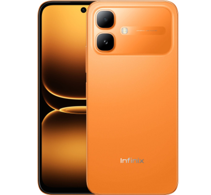 Infinix Мобільний телефон Infinix Smart 20 4/128Gb Sunlike Orange (4894947116650)