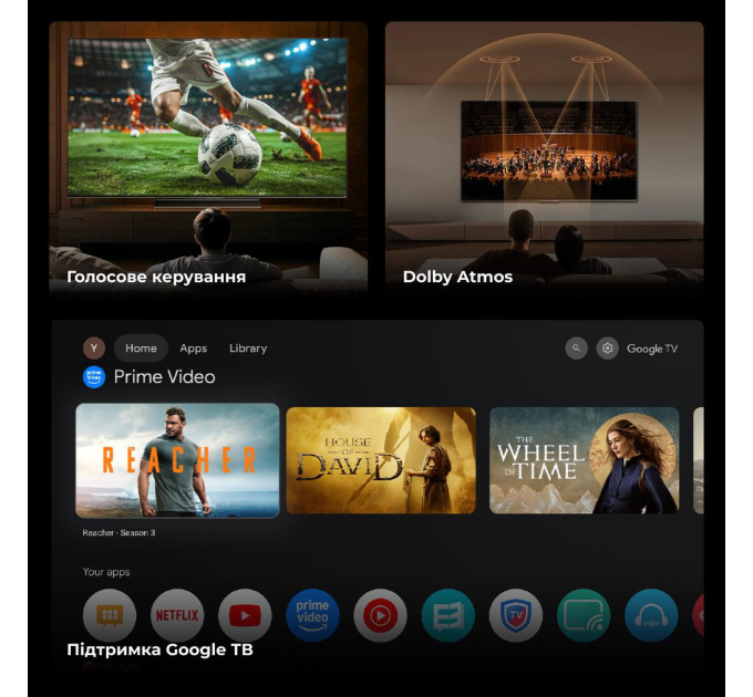 Dreame Телевiзор Dreame Aura Mini LED 4K TV 55S100