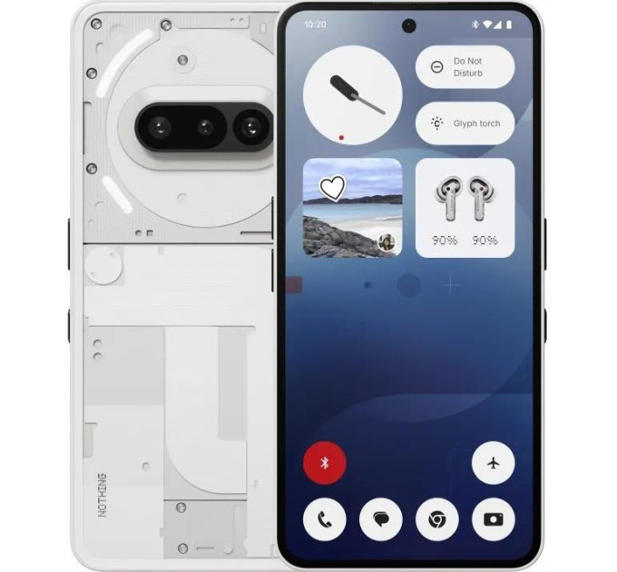 CMF-Nothing Смартфон Nothing Phone (3a) 6.77" 8/128ГБ, 2SIM, 5000мА•год, білий