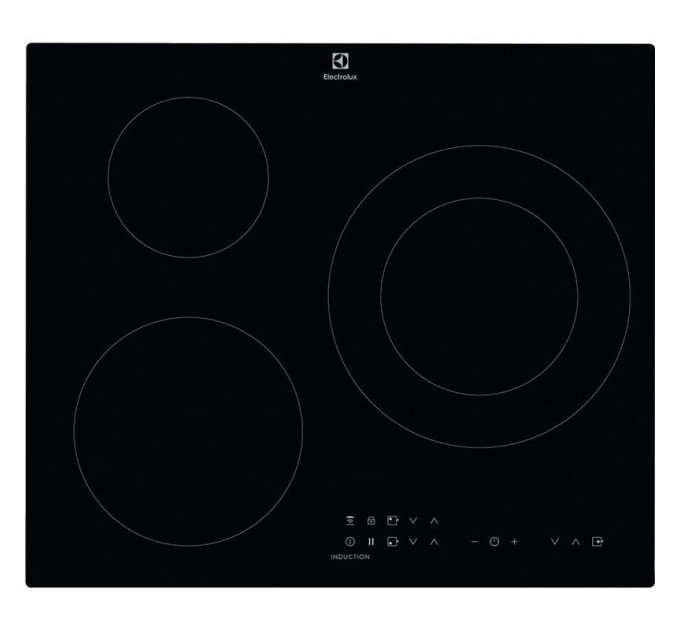 Electrolux HA Варильна поверхня Electrolux індукційна, 60см, розширена зона, Hob2Hood, чорний