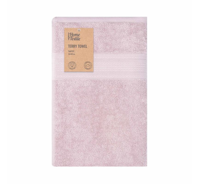 ARDESTO Textiles Рушник махровий ARDESTO SuperSoft 70х140см, 100% бавовна, рожевий