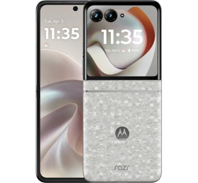 Motorola Мобільний телефон Motorola Razr 70 8/256GB Bright White (PBB60008PL)