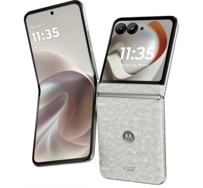 Motorola Мобільний телефон Motorola Razr 70 8/256GB Bright White (PBB60008PL)