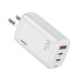 Remax Сетевое зарядное устройство Remax Ligil Series 65W PD + QC Fast Charger White (RP-U55)