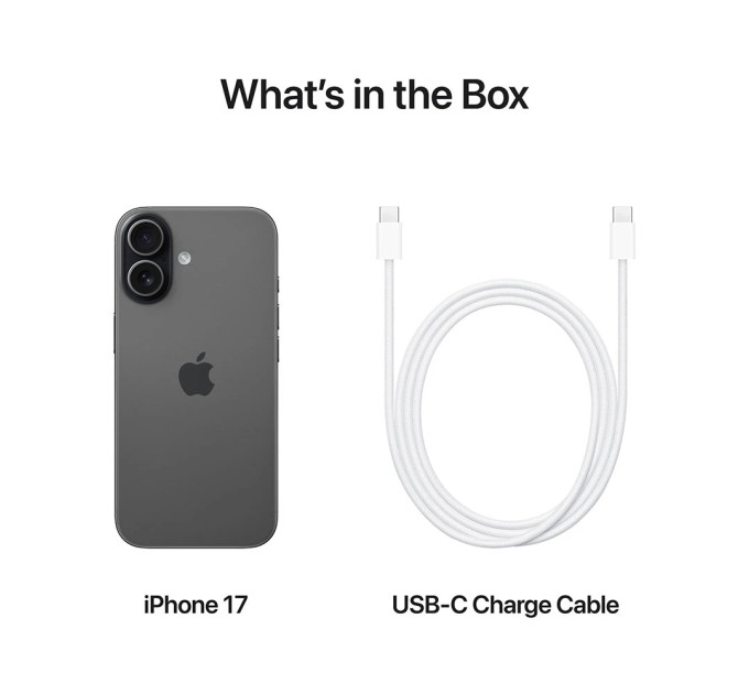 Apple Смартфон Apple iPhone 17 256GB Black (MG6J4AF/A)