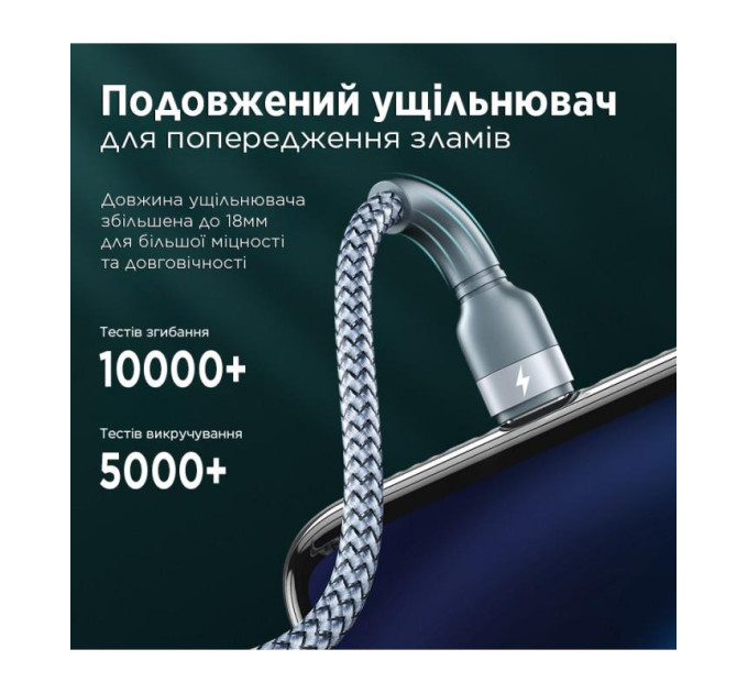 Remax Кабель Remax Jany Series 3в1 USB to Type-C/Lightning/Micro-USB Silver (RC-124TH)