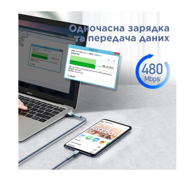 Cablexpert Кабель Remax Jany Series USB - micro USB, 1m Silver (RC-124m)