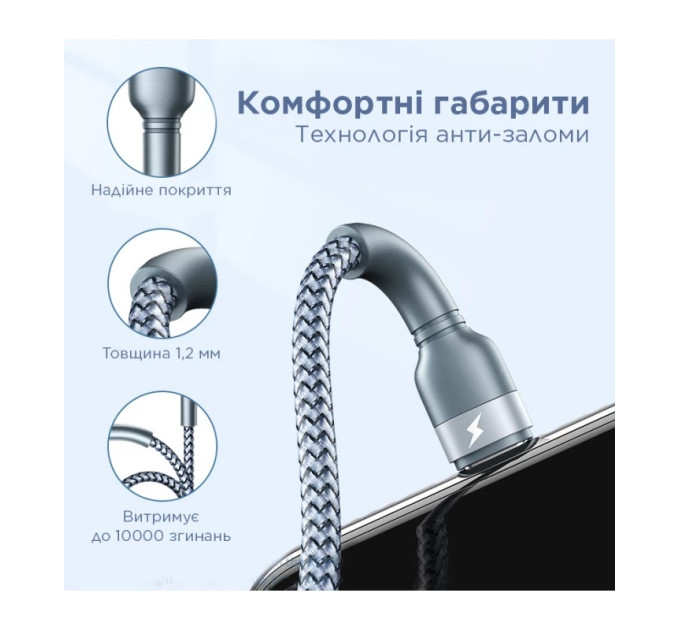 Cablexpert Кабель Remax Jany Series USB - micro USB, 1m Silver (RC-124m)