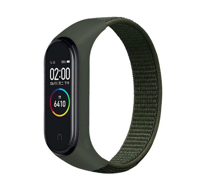 BeCover Ремінець BeCover Nylon Style для Xiaomi Mi Smart Band 7 Khaki (707661)