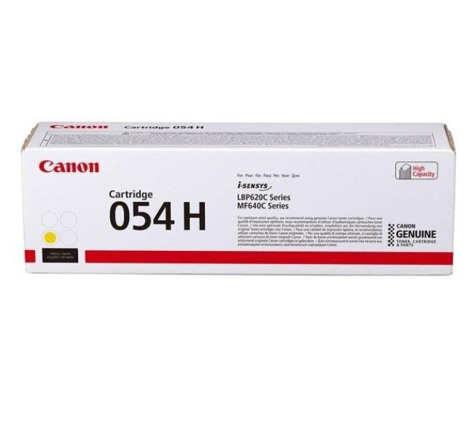 CANON supplies Картридж Canon 054H MF641/643/645, LBP-621/623 Yellow (2300 арк)