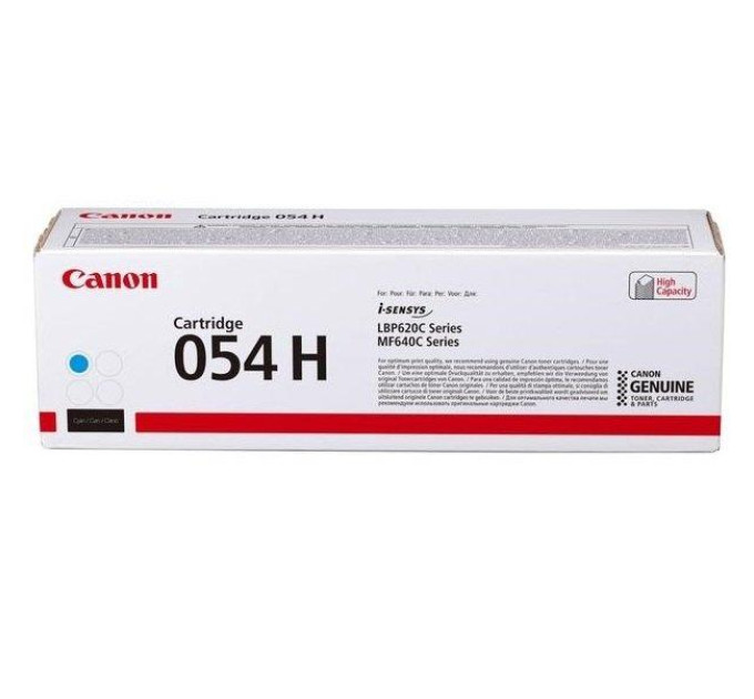 CANON supplies Картридж Canon 054H MF641/643/645, LBP-621/623 Cyan (2300 арк)