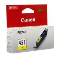 Картридж струменевий Canon CLI-451Y (Yellow) PIXMA MG5440/MG6340