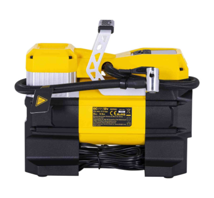Stanley Автомобільний компресор Stanley 23 л/хв, 12 В, 10 бар, вага 1.1 кг (SXIF0001)