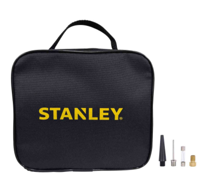 Stanley Автомобільний компресор Stanley 23 л/хв, 12 В, 10 бар, вага 1.1 кг (SXIF0001)