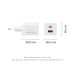 Vention Зарядний пристрій VENTION 2-Port USB (C + A) GaN Charger (70W/22.5W) EU-Plug Transparent Gray (FCGH0-EU)