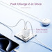 Vention Зарядний пристрій VENTION 2-Port USB (C + A) GaN Charger (30W/30W) EU-Plug Black (FEQB0-EU)