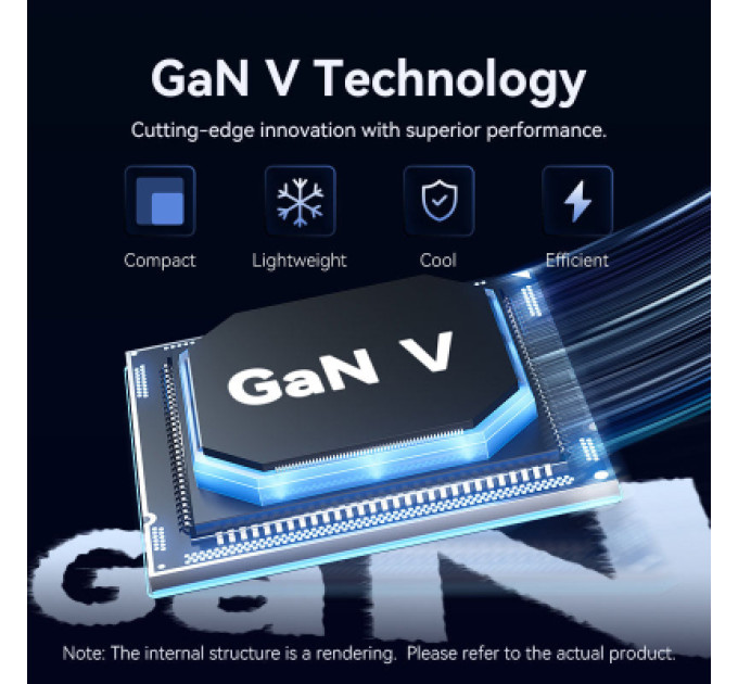 Vention Зарядний пристрій VENTION 2-Port USB (C + C) GaN Charger (45W/45W) Gray with USB-C to USB-C Cable (1M) Black EU-Plug (TZ-FCDH0-EU)