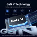 Vention Зарядний пристрій VENTION 2-Port USB (C + C) GaN Charger (45W/45W) with 5A USB-C to USB-C Cable (1M) EU-Plug Gray (TZ-FCFH0-EU)