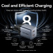 Vention Зарядний пристрій VENTION 2-Port USB (C + C) GaN Charger (45W/45W) with 5A USB-C to USB-C Cable (1M) EU-Plug Gray (TZ-FCFH0-EU)