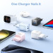 Vention Зарядний пристрій VENTION 2-Port USB (C + A) GaN Charger (30W/30W) with USB-C to USB-C Cable (1M) EU-Plug Black (TZ-FEQB0-EU-01)