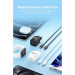 Vention Зарядний пристрій VENTION 1-Port USB-C GaN Charger (20W) EU-Plug Black (FEPB0-EU)