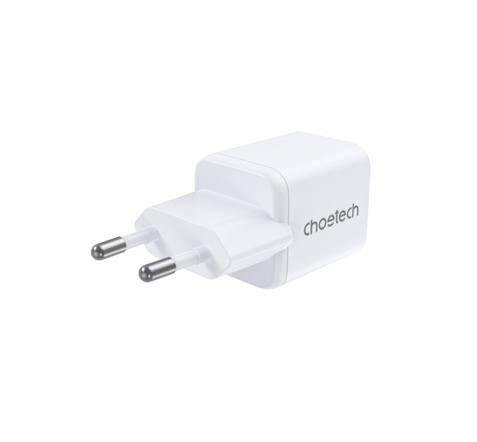 Choetech Мережевий зарядний пристрій Choetech (USB-C+USB-A) White (PD5012-EU-WH)