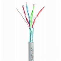 Кабель вита пара Cablexpert FTP (FPC-5004E-SOL/100) CAT5e, алюміній під міддю (CCA з AWG24),одножильний, екранований фольгою, 100м