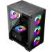 1stPlayer Корпус 1stPlayer X2-M-BK-4F1-PS-600FK-EU Black 600W