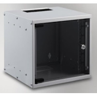 Шафа MIRSAN 10", 6U, SOHO, 306x300 мм, максимально 30 кг, сіра