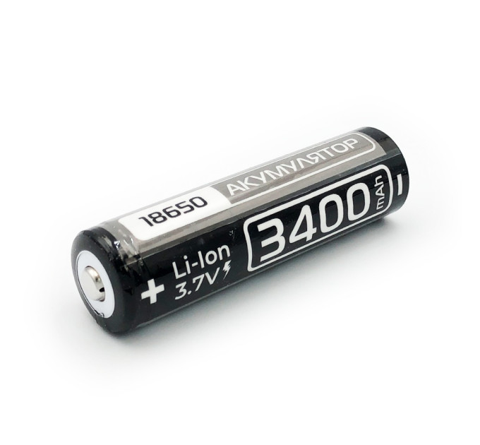 Rablex Акумулятор Rablex 18650 Li-Ion 3400mAh (без захисту)