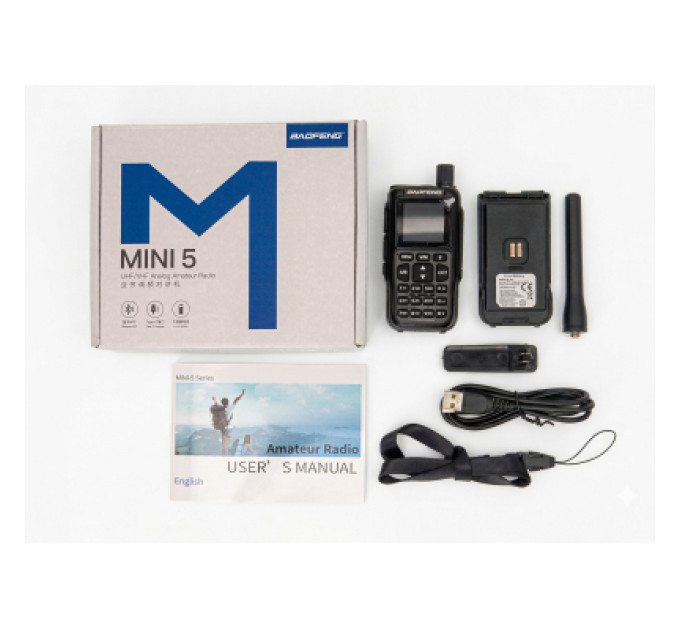 Baofeng Портативна рація Baofeng UV-5R_MINI_Black_Single