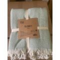 ARDESTO Textiles Плед ARDESTO Basic 200х230см, 100% бавовна, зелений