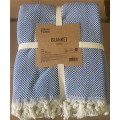 ARDESTO Textiles Плед ARDESTO Basic 200х230см, 100% бавовна, синій